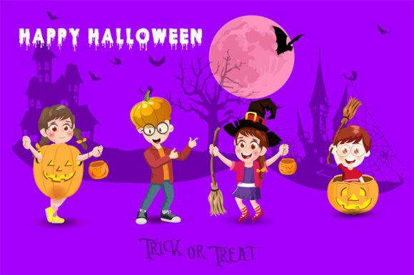 Download Trick or Treat Kids Halloween Party - Party Collection