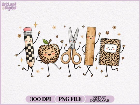 Download Back to School Doodles Characters PNG - Premium Resources