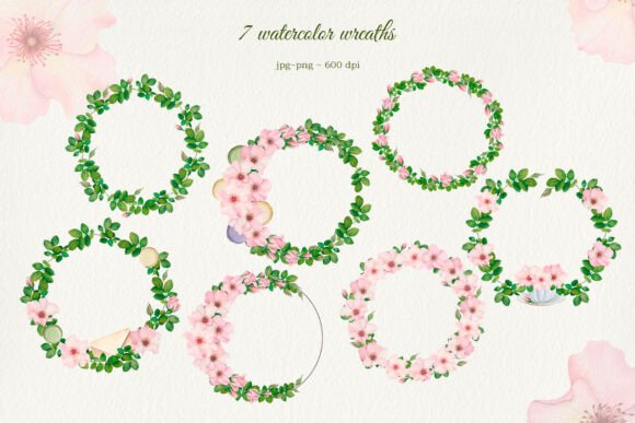 Download Rococo Wild Rose Tea Time Watercolor - Premium Resources