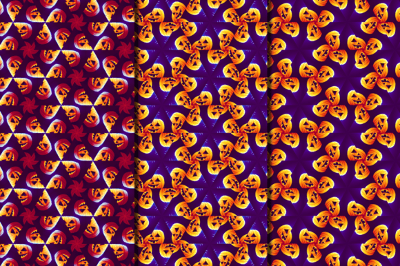 Download Seamless Halloween Fabric Patterns Pack - Halloween fabric Collection