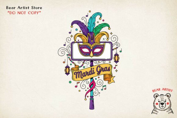 Download Mardi Gras Mask Doodles, Mardi Gras PNG - Doodles Collection
