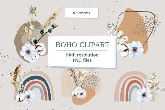 Download Modern Boho Neutral Color Rainbows - Modern Collection